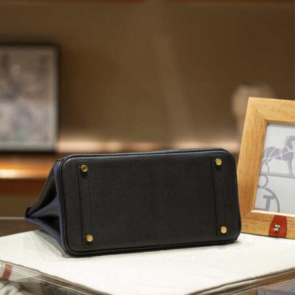 Genuine leather wirkin black - Picture 5 of 5